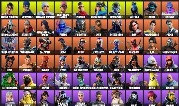 Conta Fortnite 187 Skins com Midas, Deadpool e Ghoul Trooper