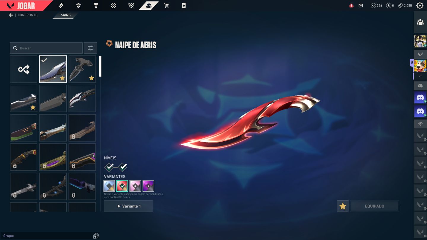 CONTA VALORANT FULL SKIN