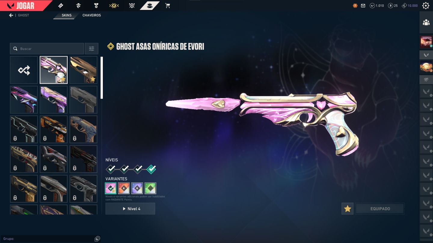 CONTA COM PACOTES CHAMPIONS E MUITAS SKINS / PREÇO NEGOCIAVEL