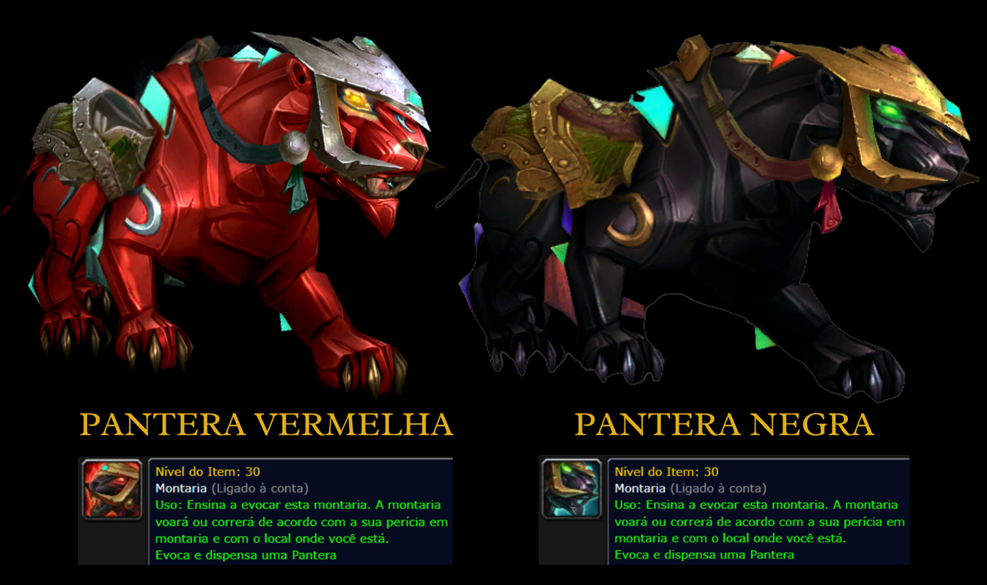 World of Warcraft - Montarias (Entrega Global) - WoW RETAIL