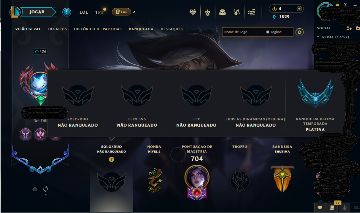 Conta dono unico, criada em 2014! todos os champs,, 275 skin ja foi esmeralda 1