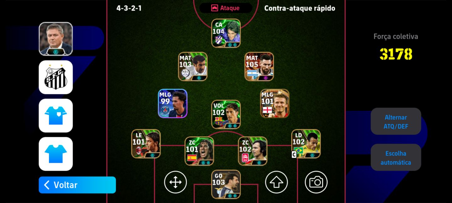 Conta de efootball Messi big time.