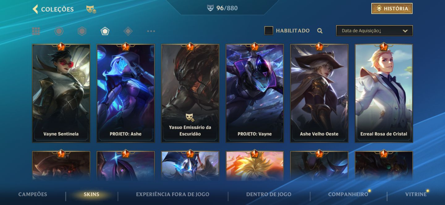 Conta LoL BR | Mestre III | 96+ Skins