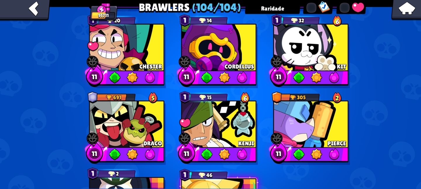 Contas de brawl stars raras e valiosas no precinho