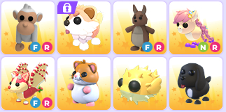 [MAIS BARATO!] Pets Adopt Me FR, Neons, Megas, Mids/High tiers, Combos e Poções!