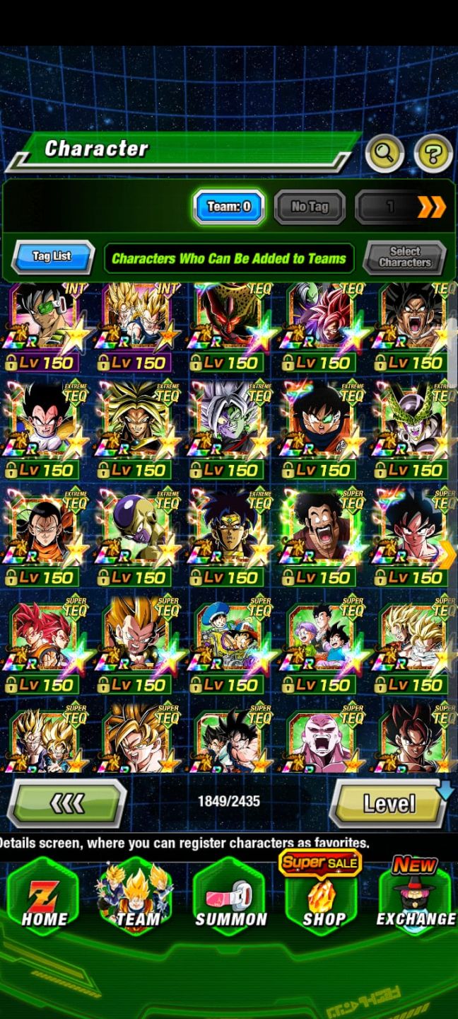 Conta Dokkan battle Avançada (GLOBAL)