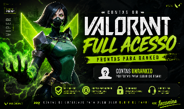 [BR] CONTAS VALORANT PRONTA PRA RANKED