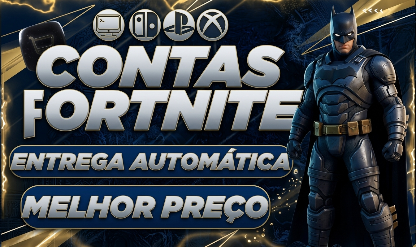 (MENOR PREÇO!) CONTAS DE FORTNITE COM SKINS | ENTREGA AUTOMÁTICA! | FULL ACESSO!
