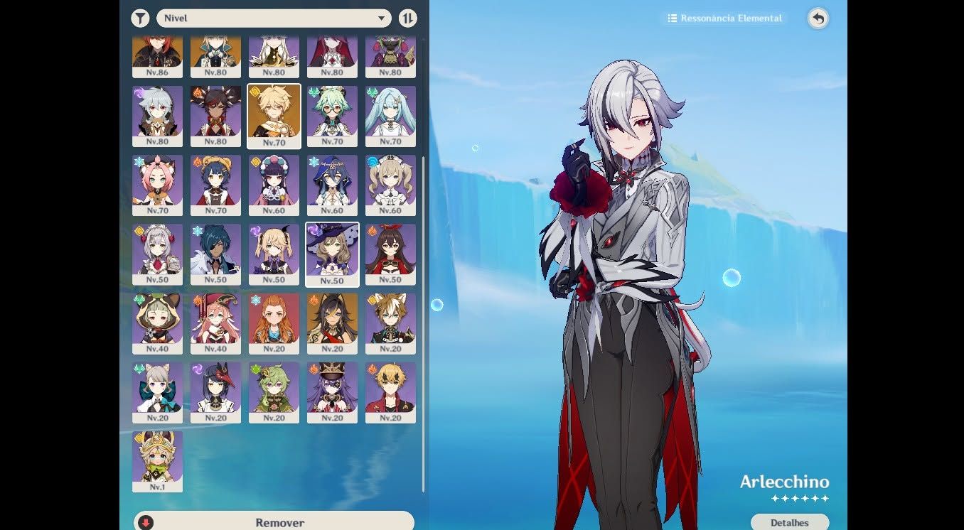 Venda de conta de Genshin