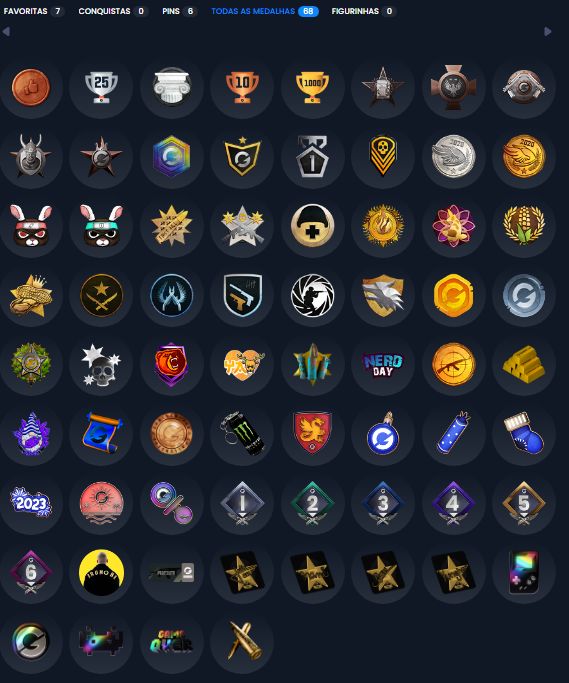 CONTA CS2 - 16 ANOS - +11 MIL HORAS DE CS - 13 MEDALHAS - FACEIT LV 9 - GC LV 20