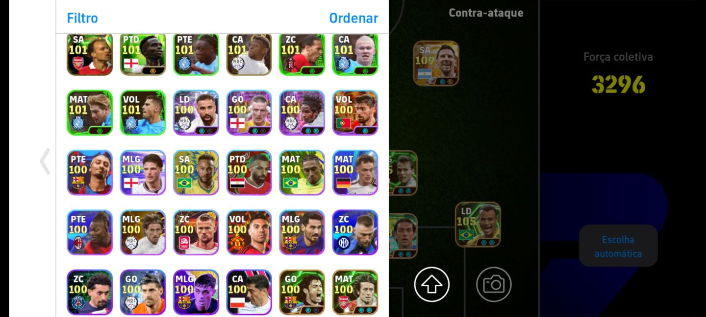 Conta de efootbol rara