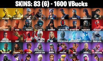 CONTA FORTNITE COM MIDAS DOURADO,PACOTE LENDAS CONGELADAS,PASSE MARVEL E 1600 VB
