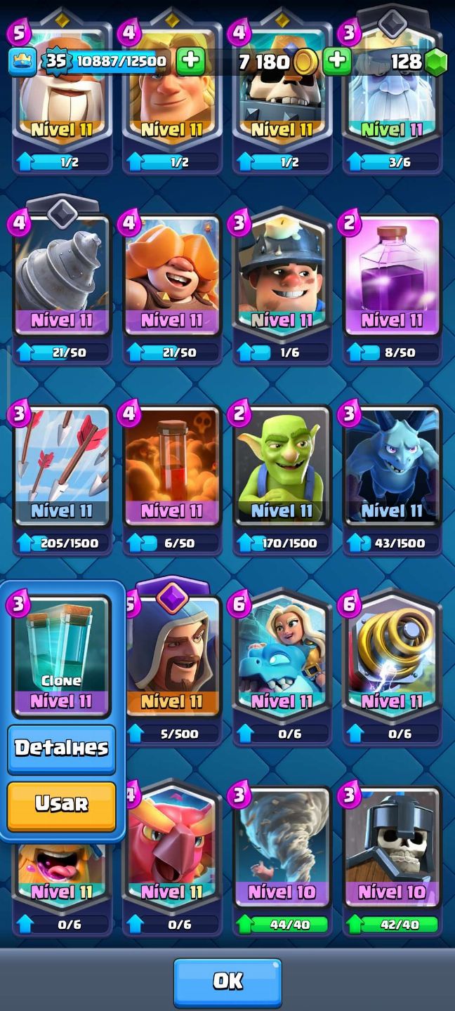 Conta | Clash Royale - 7 Anos Ativa e 7.5k de Troféus//Detalhes na Descrição
