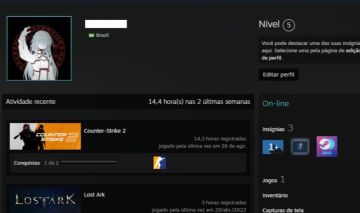 CONTA STEAM COM MEDALHA DE 5 ANOS + PRIME