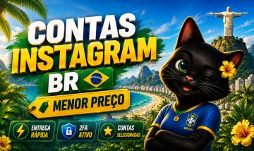 - NR - CONTAS INSTAGRAM BR | MENOR PREÇO | ENTREGA IMEDIATA
