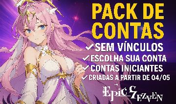 PROMOÇÃO CONTINUA! CONTAS REROLL EPIC SEVEN | NOVO CAMINHO DO HERDEIRO | epic7