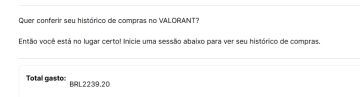 Conta de valorant FA prelúdio do caos, xenohunter e mais, 2239 reais gastos