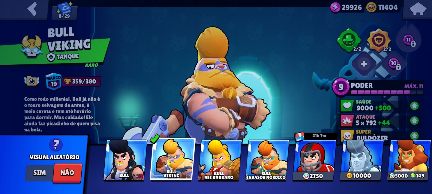 CONTA DE BRAWL STARS 12K DE TROFÉUS