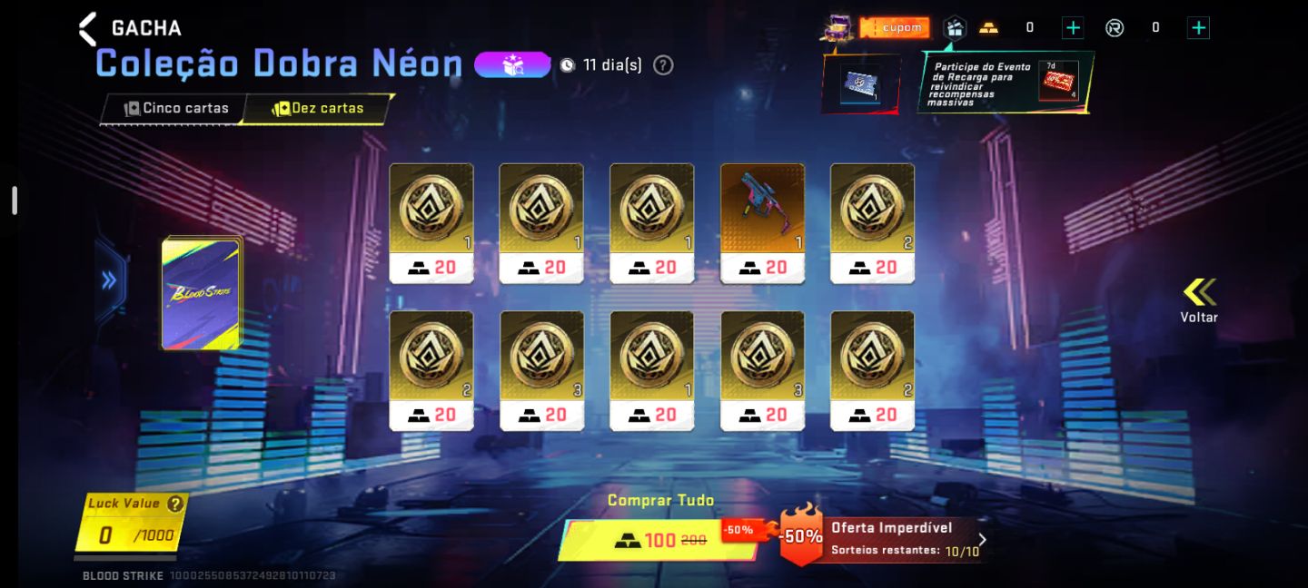 CONTAS BLOODSTRIKE com faquinha top[ENTREGA AUTOMÁTICA]
