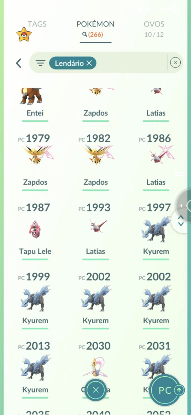 Pokemons, Pokemon go normais, lendários e ultracriaturas - POKÉMON GO