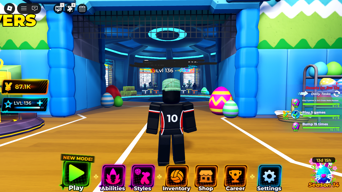 Conta de volleyball legends com [ TSH + AKARI + ENCHO + SANJU ] level + 130