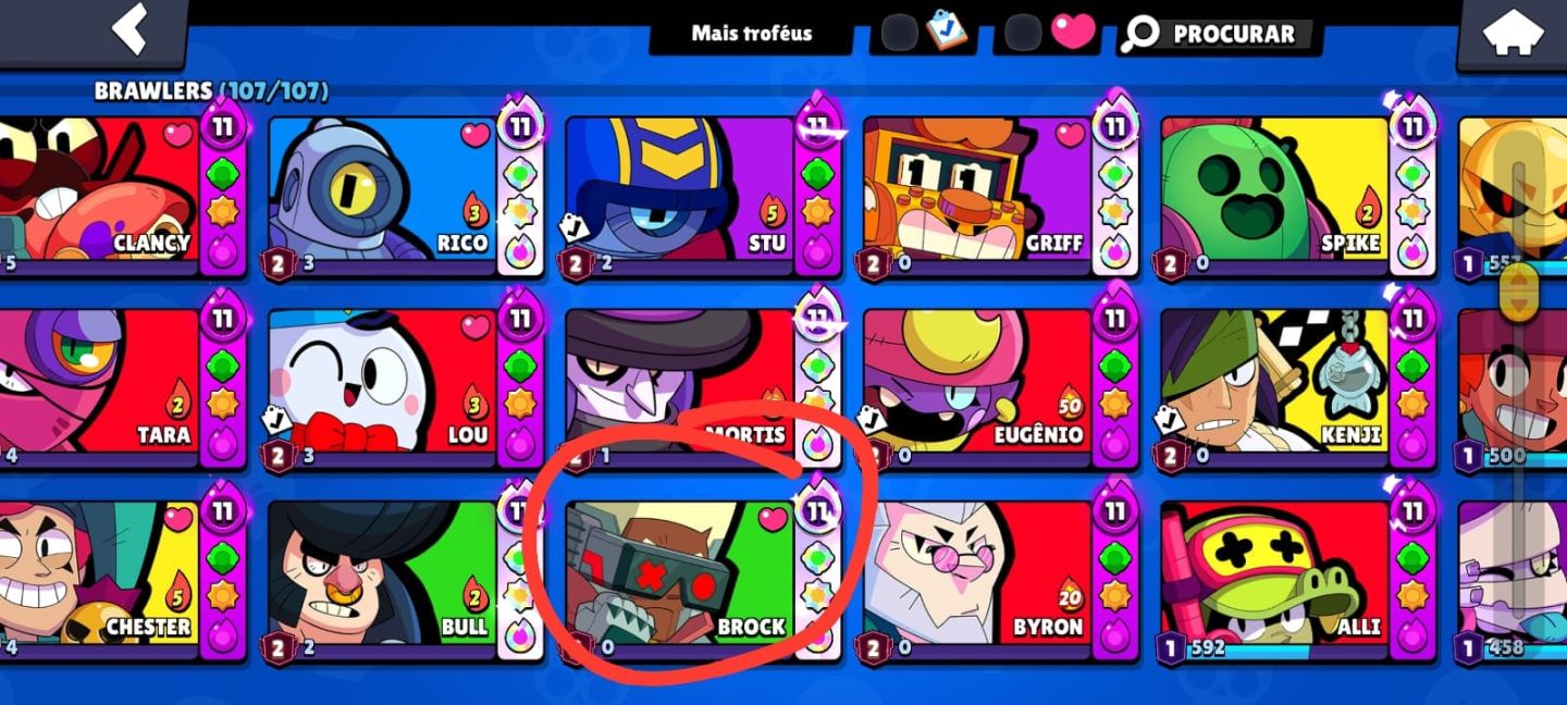 CONTA DE BRAWL STARS DE 2019 MAX E SKINS RARAS!!