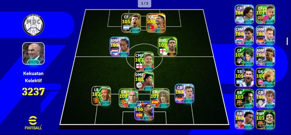 CONTA eFootball - 3237 OVER