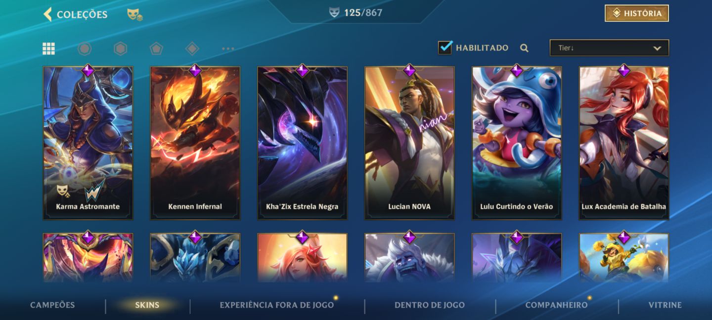 Conta Wild Rift Nivel 172 Todos os dados completos
