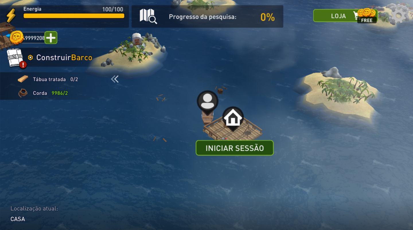 RAFT SURVIVAL: OCEAN NOMAD | RECURSOS X999 + DOUBLOONS | ANDROID
