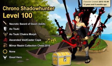 [AQW] CONTA DE 12 ANOS / CLASSE CALENDARIO / HARD FARMS / CHEST /RAROS DA EPOCA