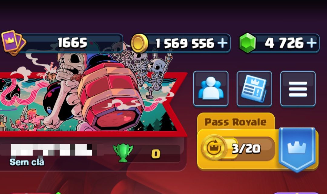 CONTA CR 9 ANOS 14K TR | 100% CARTAS | LEVEL 16 + 18 EVOS