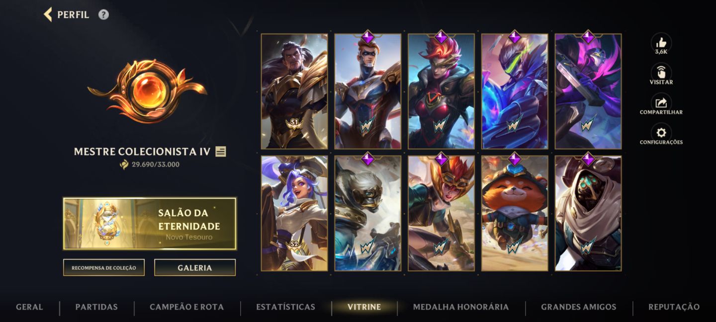 Conta Wild Rift Nivel 172 Todos os dados completos