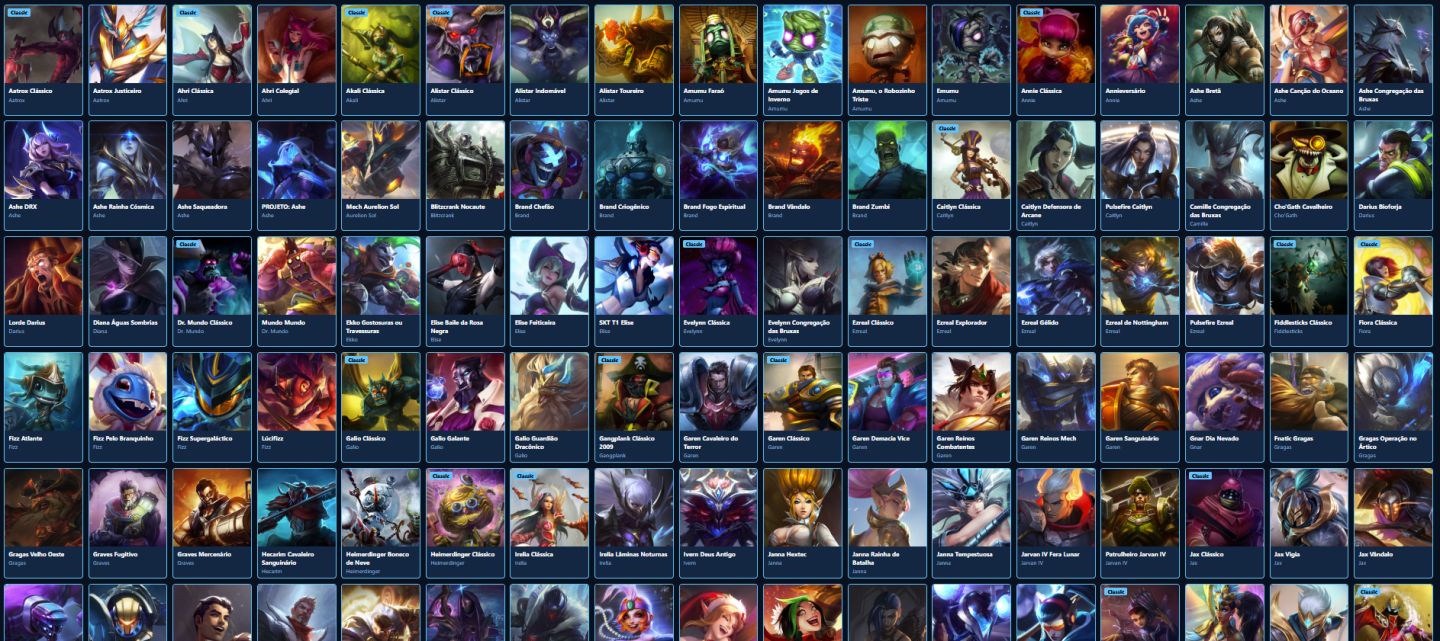LEAGUE OF LEGENDS 255 SKINS NIVEL 386 UNRANKED FULL CHAMP