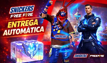 CODIGUIN SKIN SNICKERS FREE FIRE + CAIXA SURPRESA [ ENTREGA AUTOMÁTICA ]