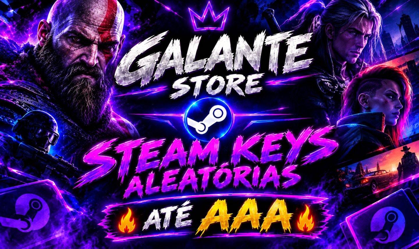 STEAM KEYS ALEATÓRIAS | STANDARD PRATA RUBI DELUXE AAA