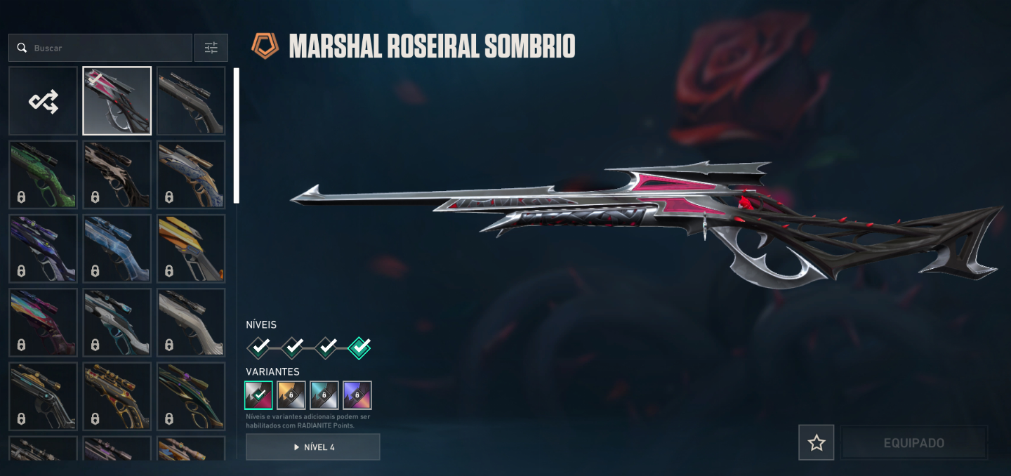 Conta Valorant Skins Kuronami 2.0 / Roseral Sombrio