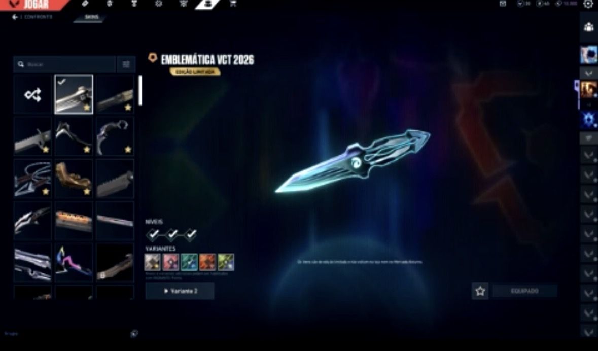 Conta Valorant ascendente mais de 9 skins de vandal e faca vct e karambit saq