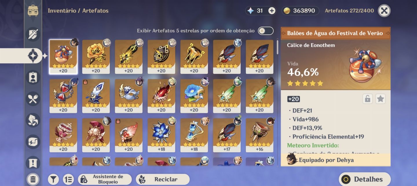 AR 55 Albedo + Eula + Venti