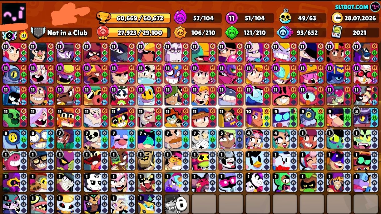 Conta Brawl Stars 60k (Semi Full, Preço Negociável)