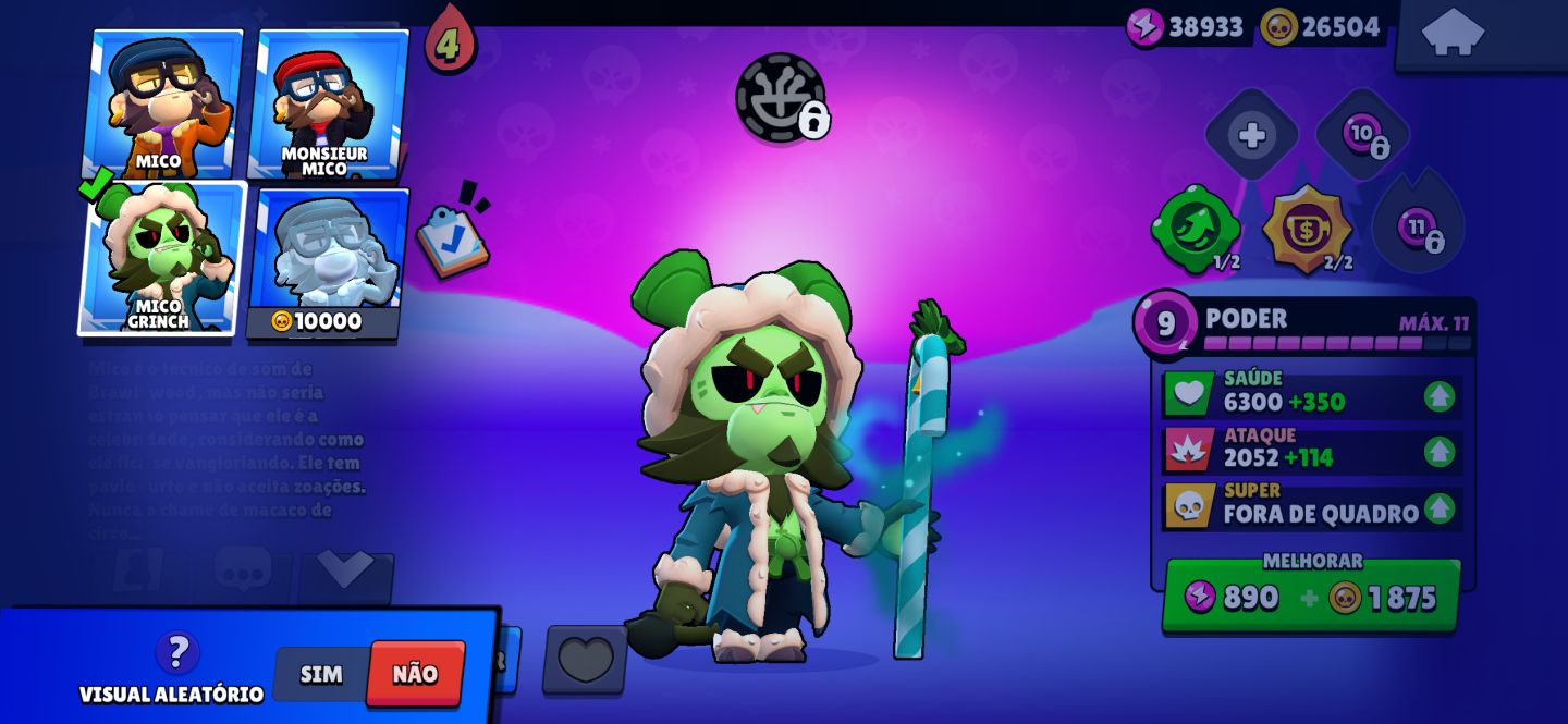 101/105 Brawlers | 51 Hipercargas | 26K Coins | 40.400 Troféus