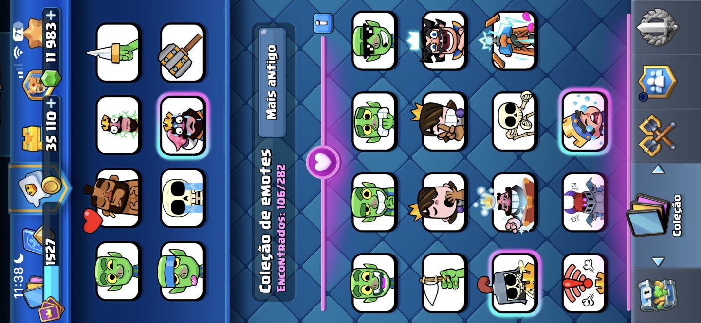 CONTA DE CLASH ROYALE COM MUITAS EVOLUTIVAS, TODAS AS CARTAS DO GAME