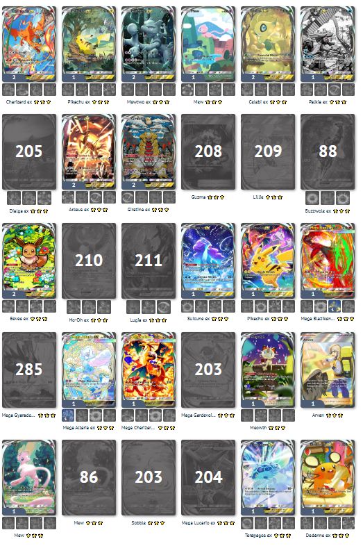 +14000 Cards - 3 Crown Cards, 16 Immersive Cards 58 Shiny Cards, 339 Cards 123