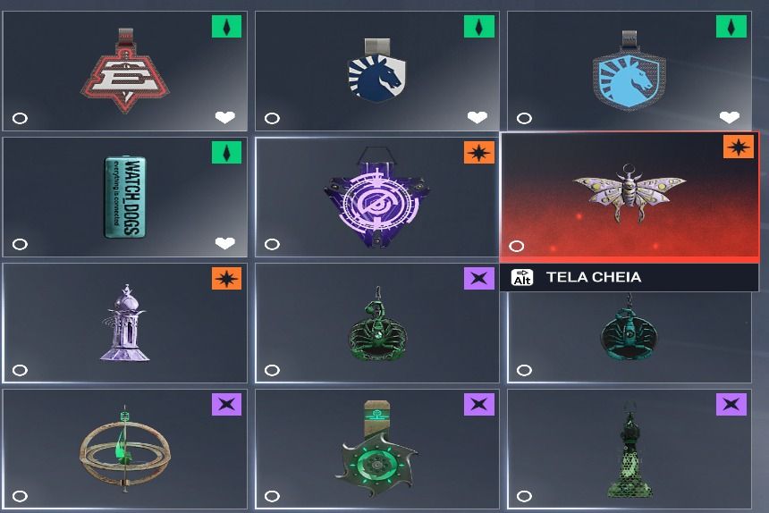 Conta antiga de R6 LVL 975