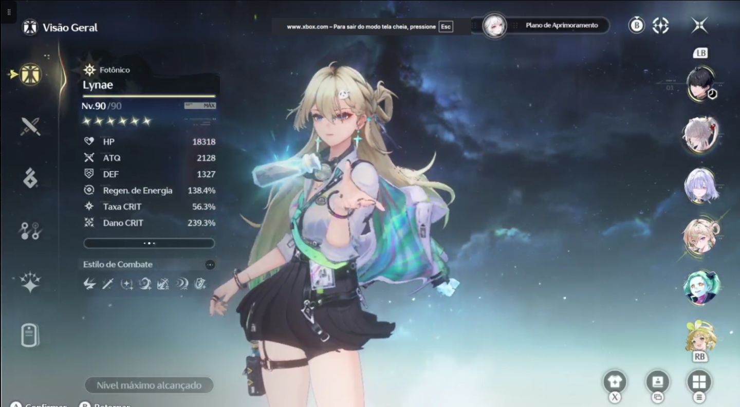Conta com Hiyuki S5R1 + Diversos Personagens e Armas T5