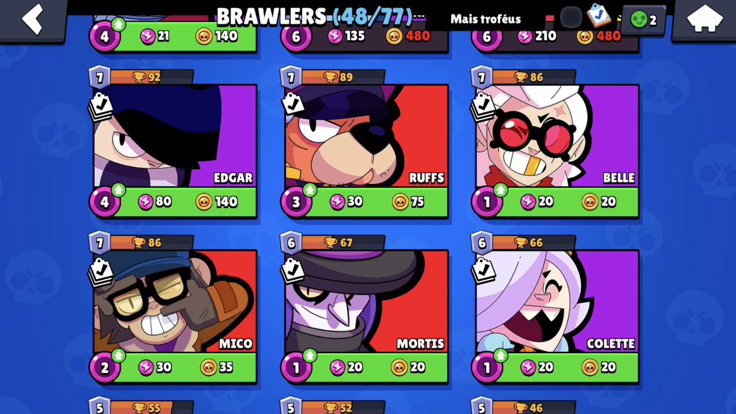 CONTA BRAWL STARS COM 14.700 TROFEUS,4 LENDARIOS, SKIN PRIMEIRO PASSE E MAIS