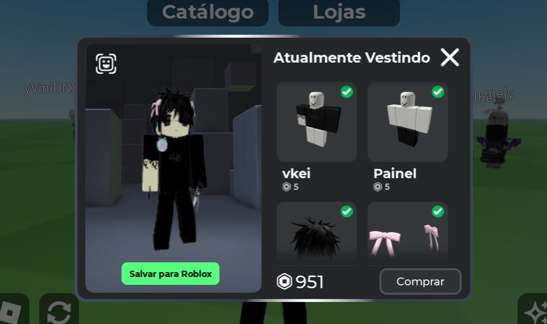 Conta Roblox, boa em alguns jogos.