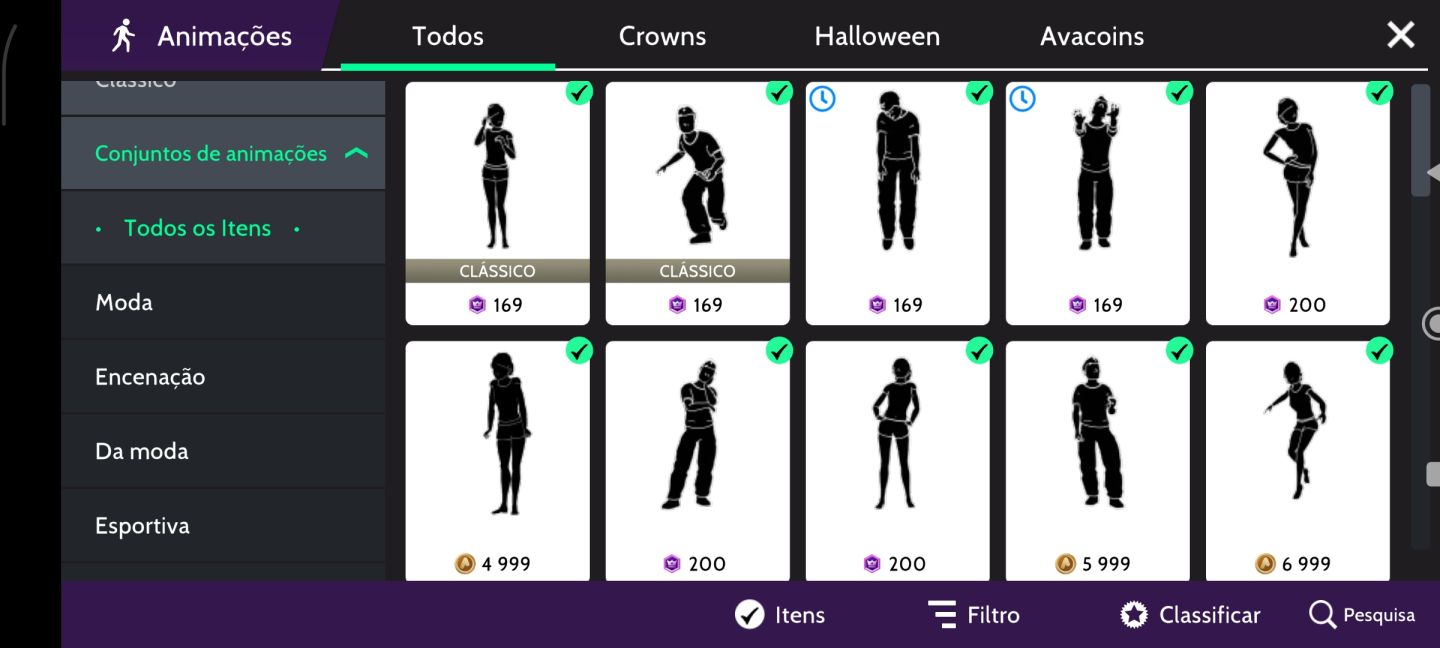 Conta avakin life lvl 43 unissex (mais conteúdo feminino)