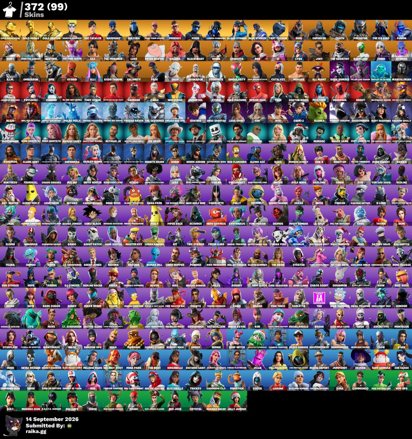 Conta fortnite (salve o Mundo Fundador)372 Skins (Troca de E-mail Disponivel)