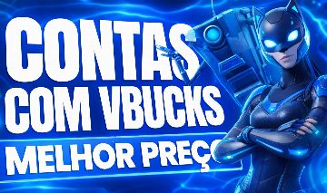 CONTAS COM VBUCKS FORTNITE