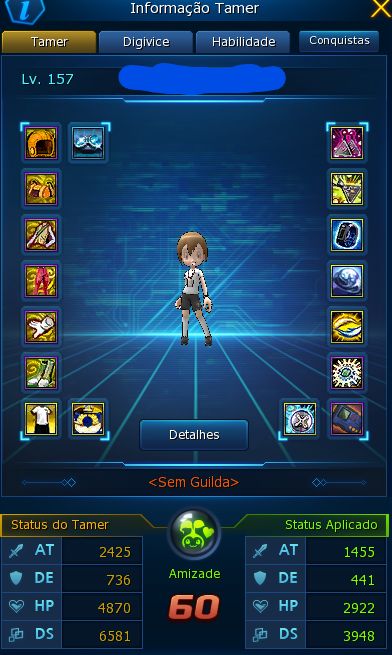 Conta Tamer 157 - OMM, SusaEx, 13 SSS+ - Servidor: Alphamon (LADMO)